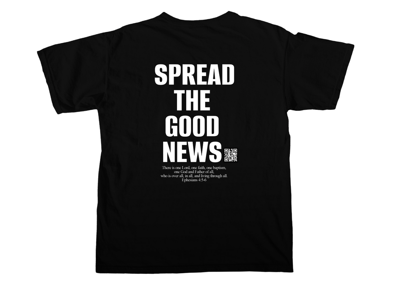 Spread The Good News Tee || Black